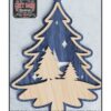 chr0134 christmas tree with stars ornament