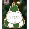 chr0183 cap christmas ornament