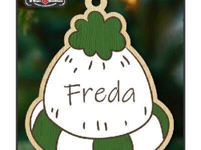 chr0183 cap christmas ornament
