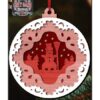 chr0185 snowman christmas ornament